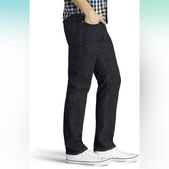 NWT Men's Lee® Extreme Motion Stretch Slim Straight Jeans 29x32 Zander - Picture 3 of 5